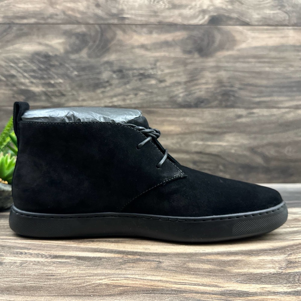 NIB FitFlop Zackery 10 43 Black Suede Lace Up Desert Boots - Picture 6 of 12